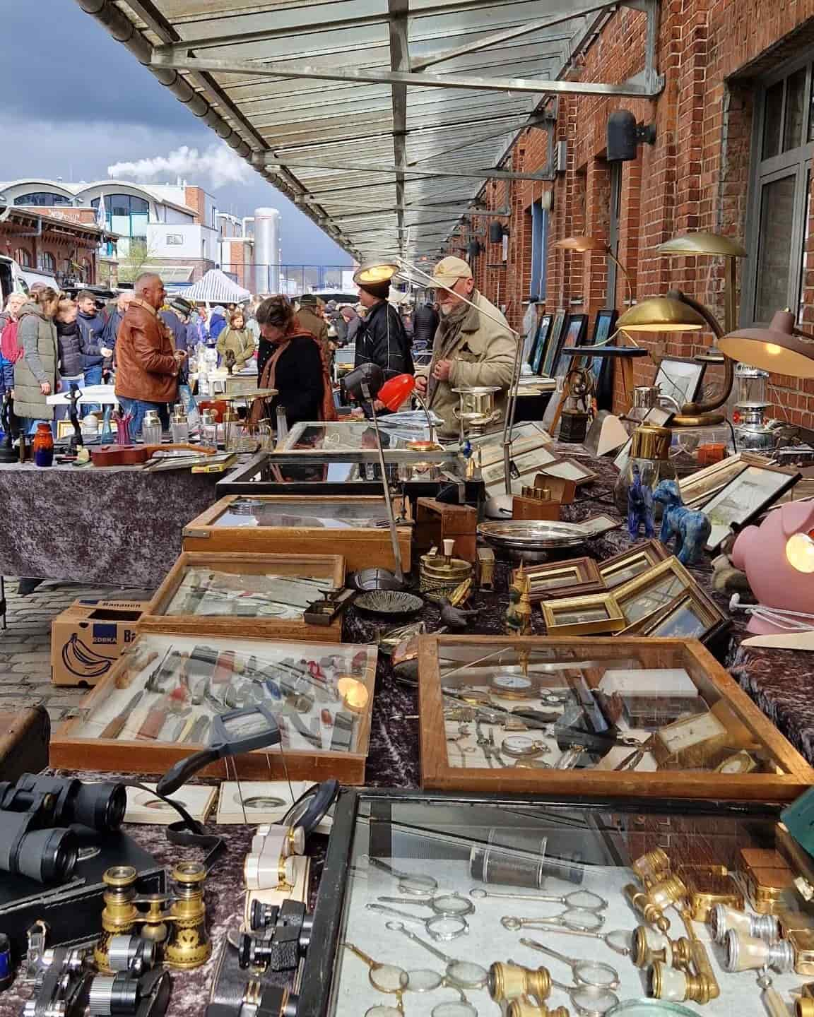 Mercado de pulgas Flohschanze, Hamburgo, Alemania