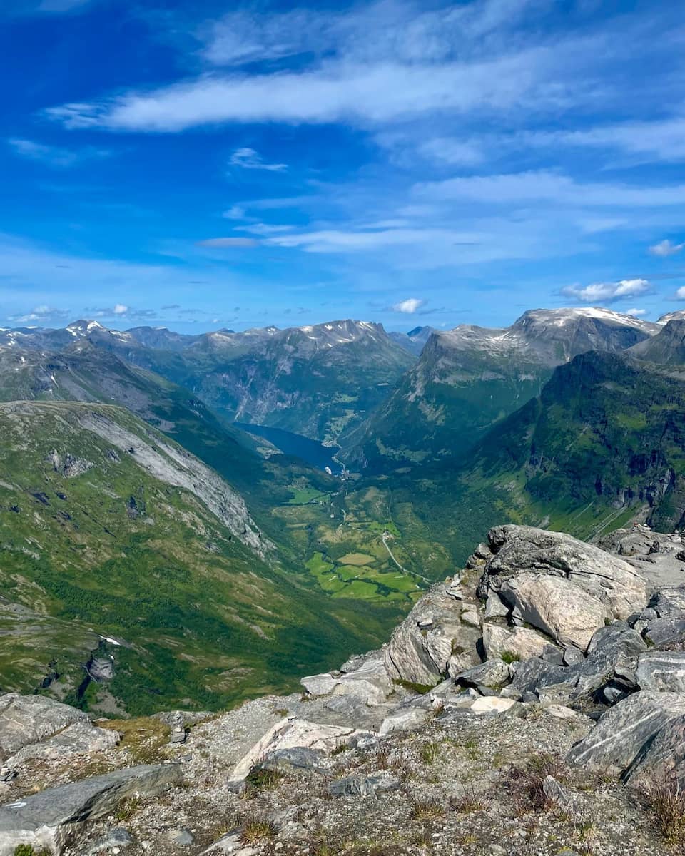 Geiranger, pasarela Dalsnibba