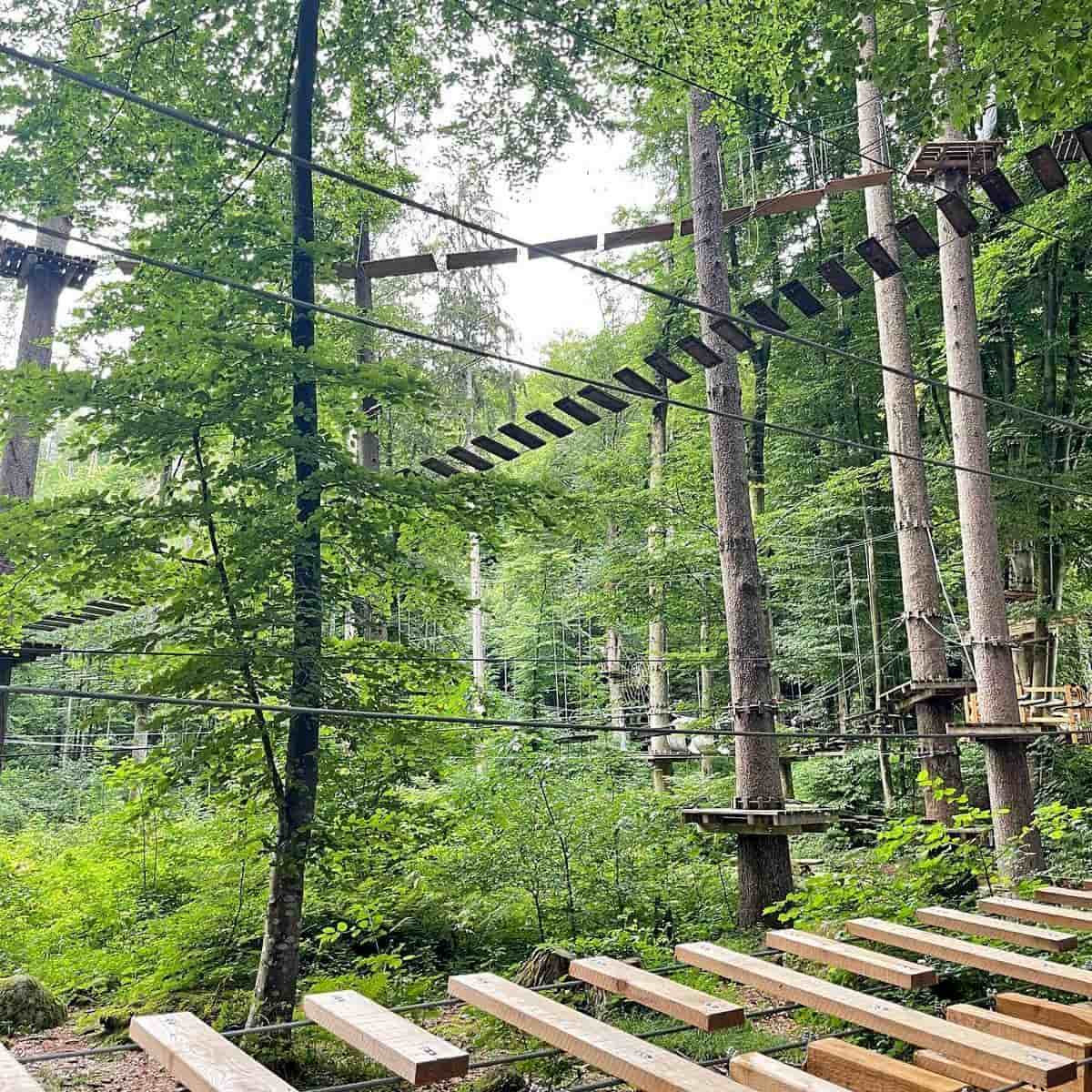 Parque de cuerdas, Interlaken