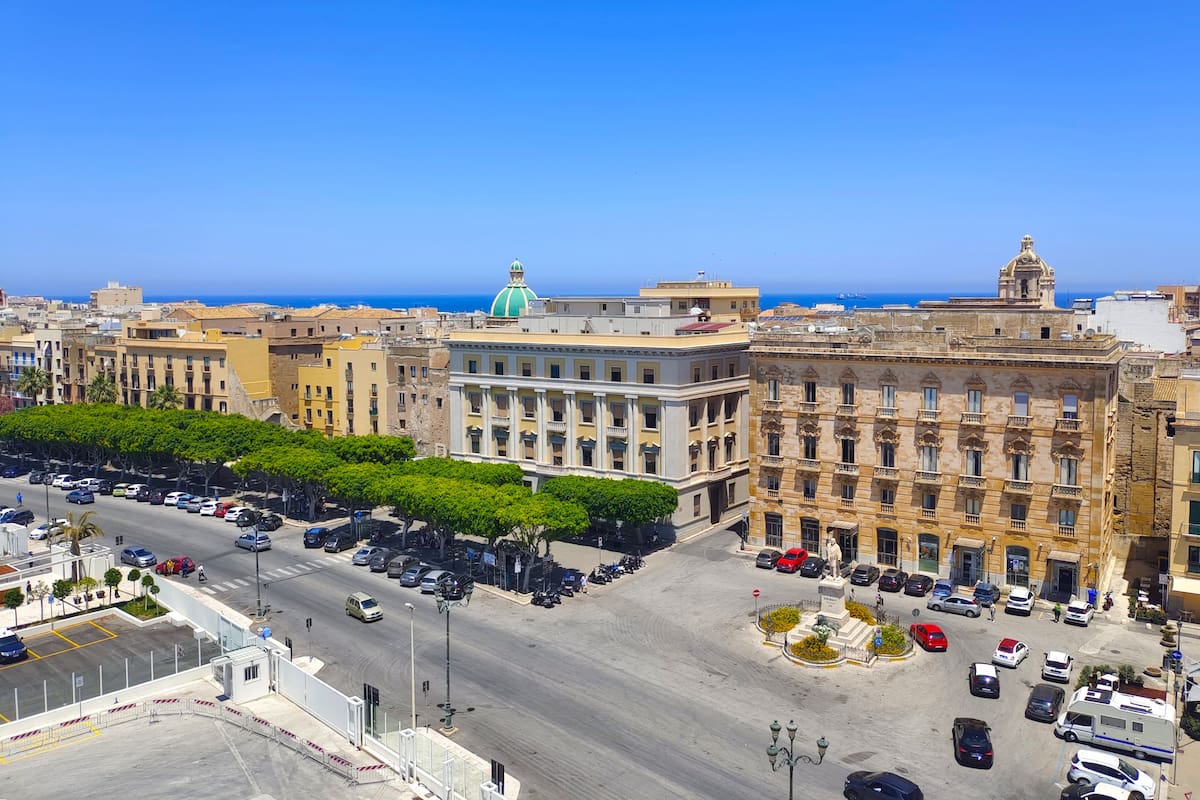 Casco antiguo de Trapani, Italia Trapani Old Town, Italy