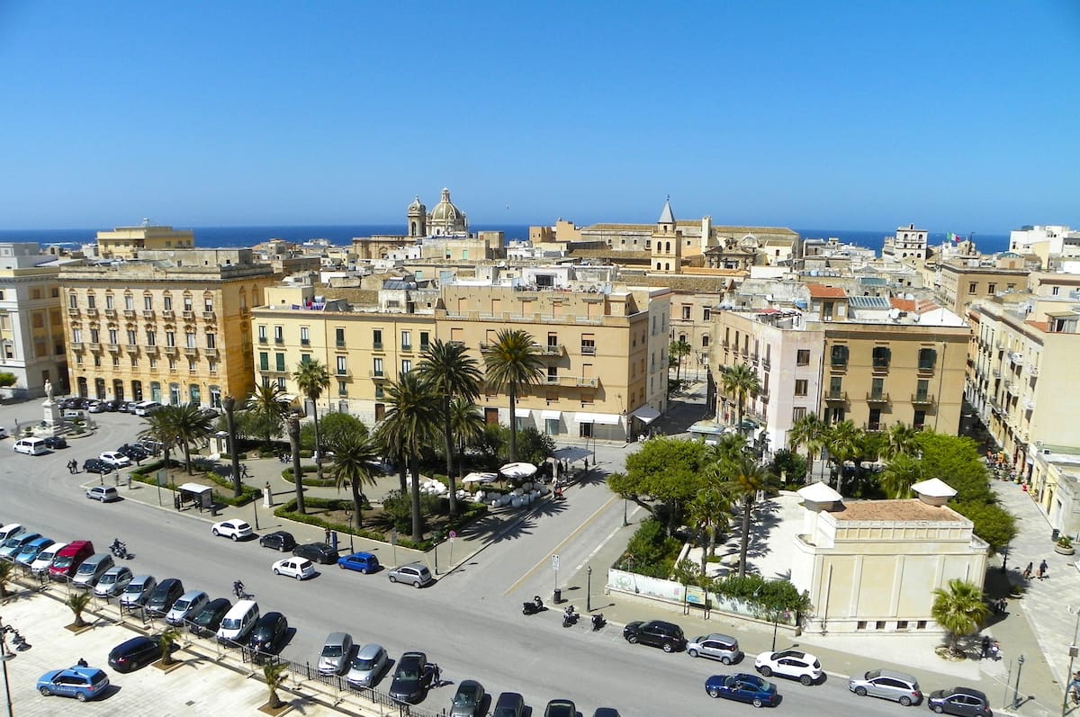Casco antiguo de Trapani, Italia Trapani Old Town, Italy